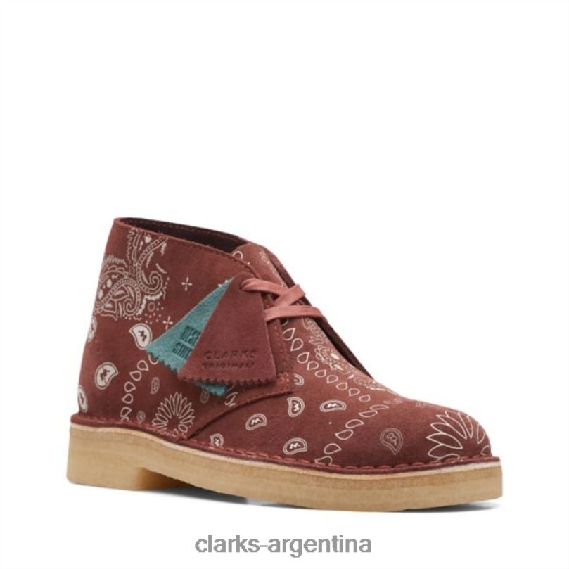 Clarks unisexo 2FZPZ6039 bota desierto ladrillo paisley clarks ladrillo paisley paisley de ladrillo