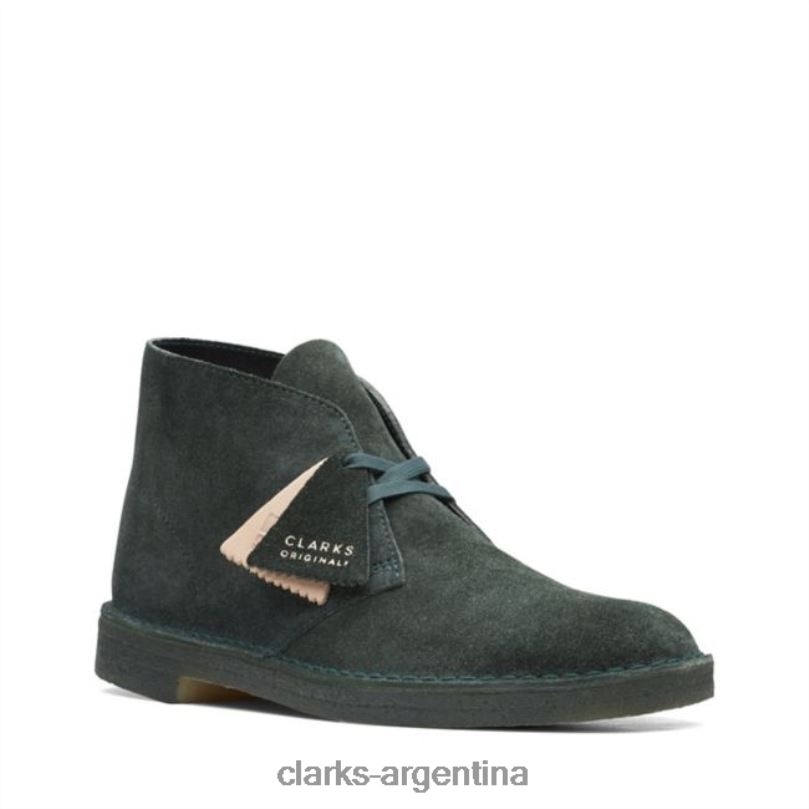 Clarks unisexo 2FZPZ6604 bota desierto peluda verde oscuro clarks peludos verde oscuro verde oscuro peludo