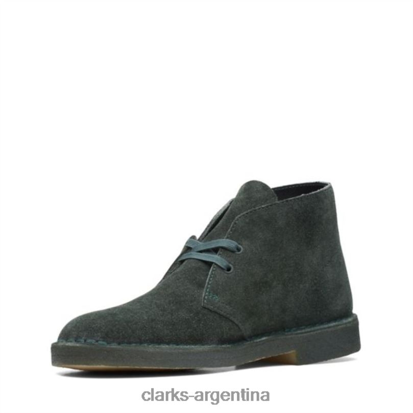 Clarks unisexo 2FZPZ6604 bota desierto peluda verde oscuro clarks peludos verde oscuro verde oscuro peludo