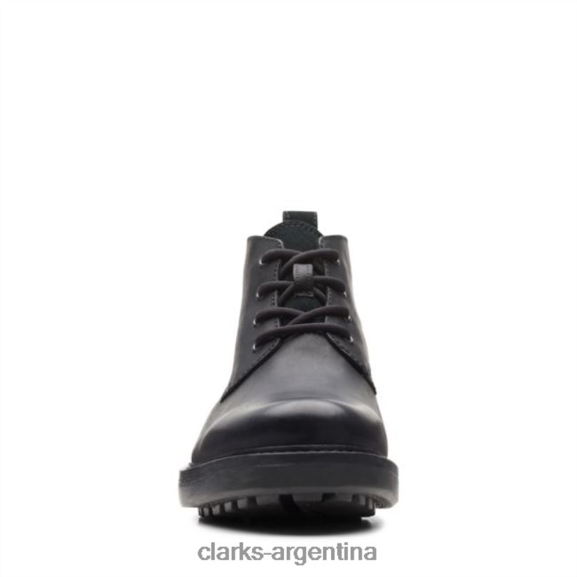 Clarks unisexo 2FZPZ5697 clarks cuero aceitoso negro chard mid gore-tex cuero aceitoso negro cuero negro aceitoso