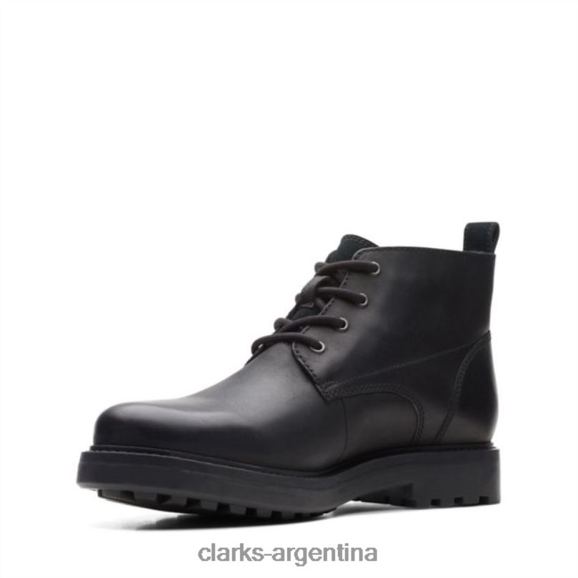 Clarks unisexo 2FZPZ5697 clarks cuero aceitoso negro chard mid gore-tex cuero aceitoso negro cuero negro aceitoso