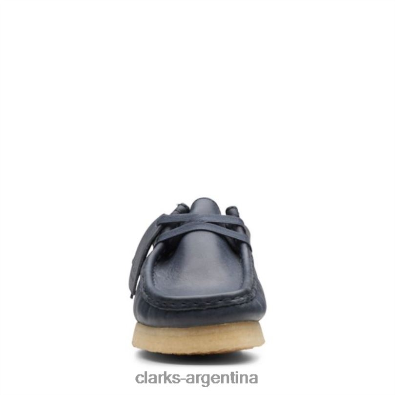 Clarks unisexo 2FZPZ5115 cuero azul marino clarks wallabee cuero azul marino cuero azul marino