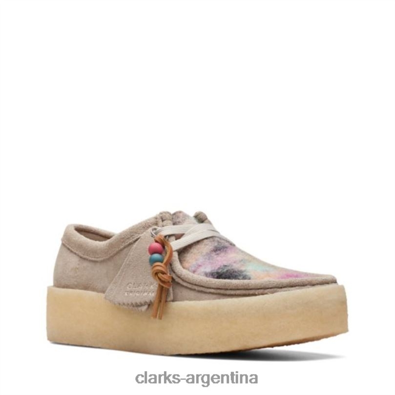 Clarks unisexo 2FZPZ5172 taza wallabee combinación gris clarks combinación gris combinación gris