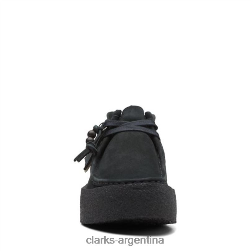Clarks unisexo 2FZPZ5349 Bota de copa wallabee de nobuck negro clarks de nobuck negro nubuck negro