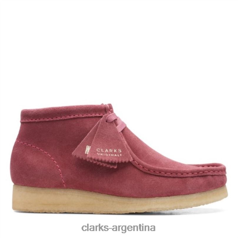 Clarks unisexo 2FZPZ5354 bota clarks wallabee rosa gamuza rosa gamuza rosa rosa gamuza rosa rosa