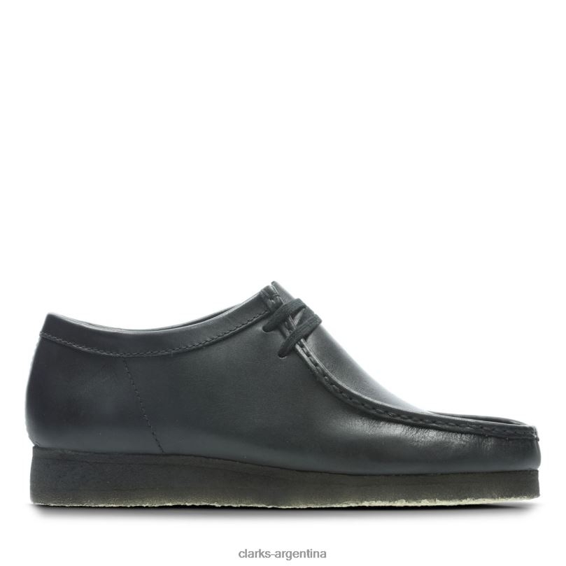 Clarks unisexo 2FZPZ6715 cuero negro clarks wallabee cuero negro cuero negro