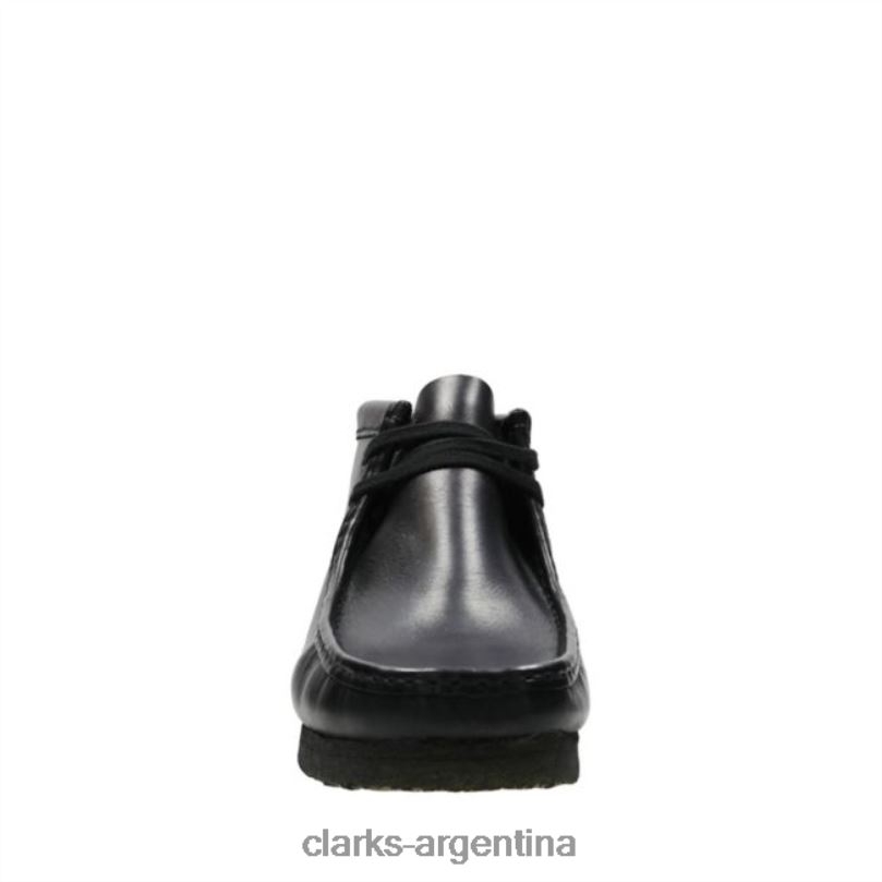 Clarks unisexo 2FZPZ6741 bota wallabee cuero negro clarks cuero negro cuero negro