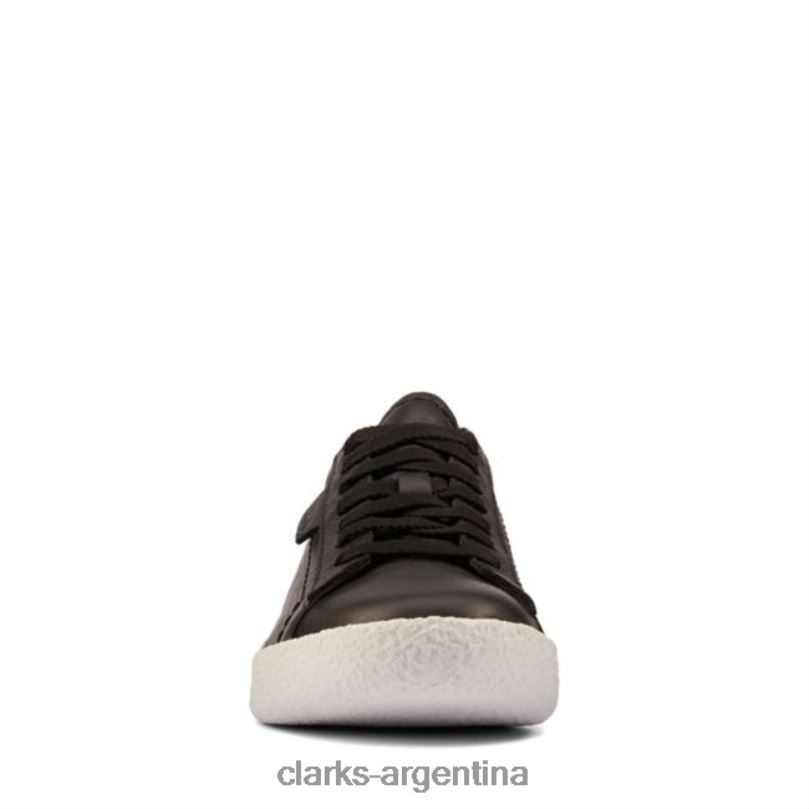Clarks unisexo 2FZPZ6441 clarks cuero negro copa artesanal encaje cuero negro cuero negro