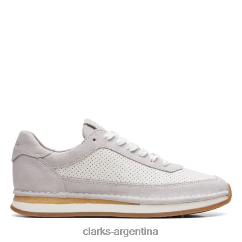 Clarks unisexo 2FZPZ5183 craft run air combi blanca clarks white combi combinación blanca