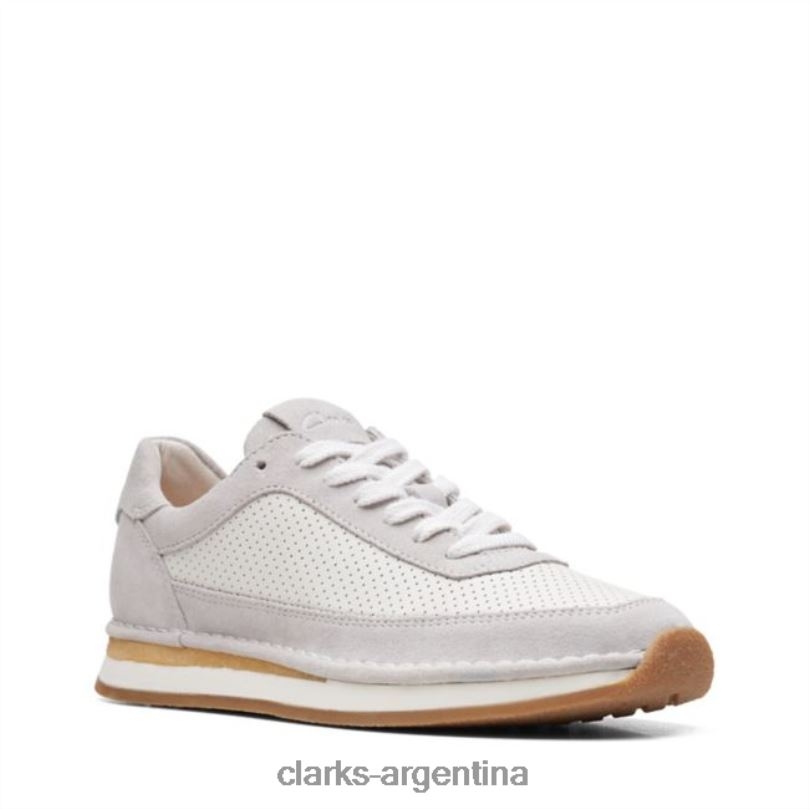 Clarks unisexo 2FZPZ5183 craft run air combi blanca clarks white combi combinación blanca