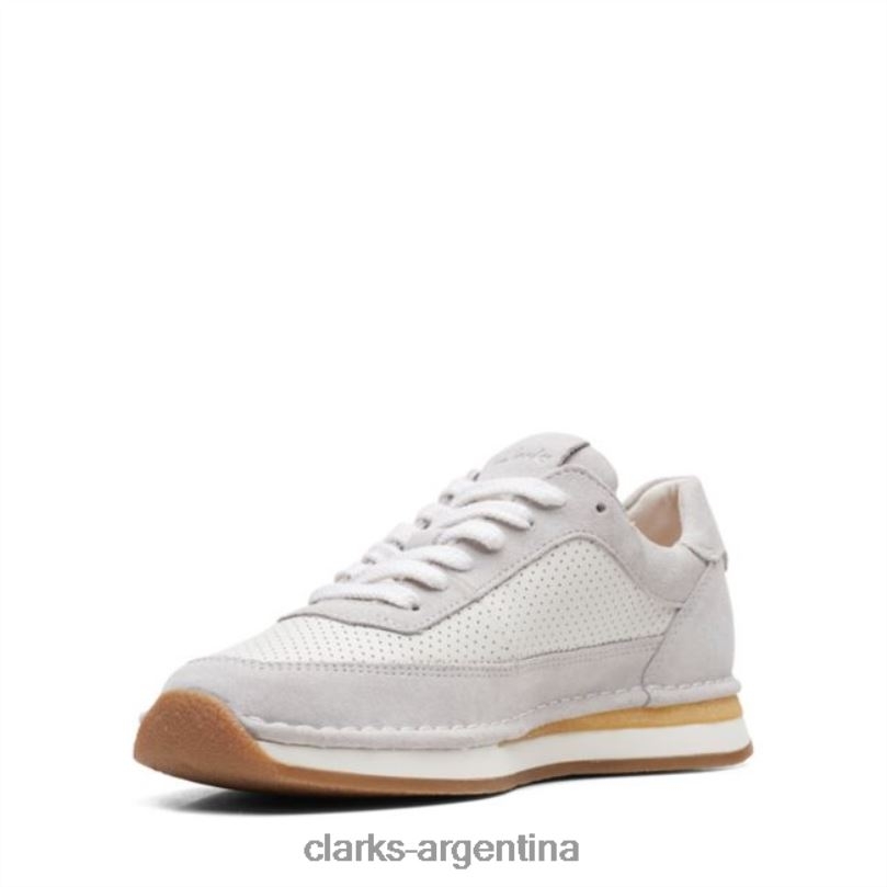 Clarks unisexo 2FZPZ5183 craft run air combi blanca clarks white combi combinación blanca