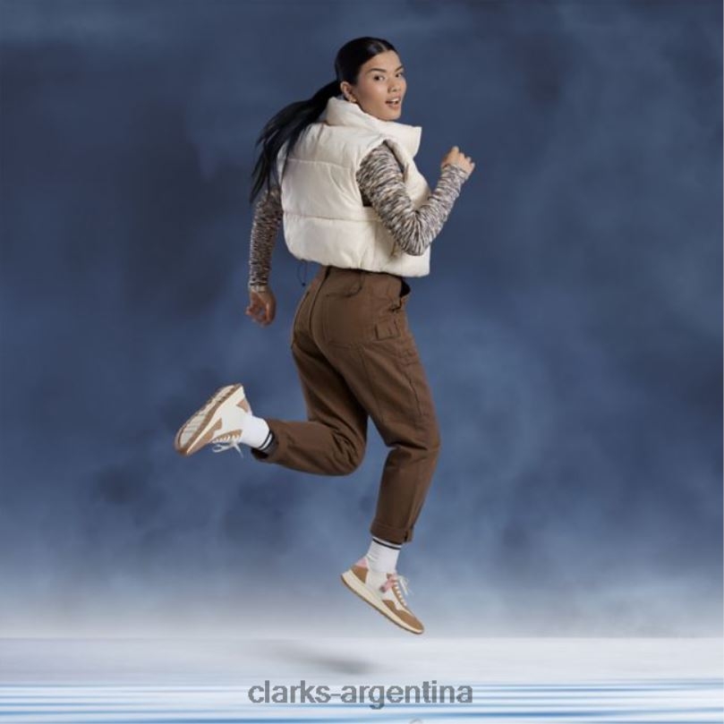 Clarks unisexo 2FZPZ5203 clarks dash lite lo combi tostado claro combinación bronceado claro