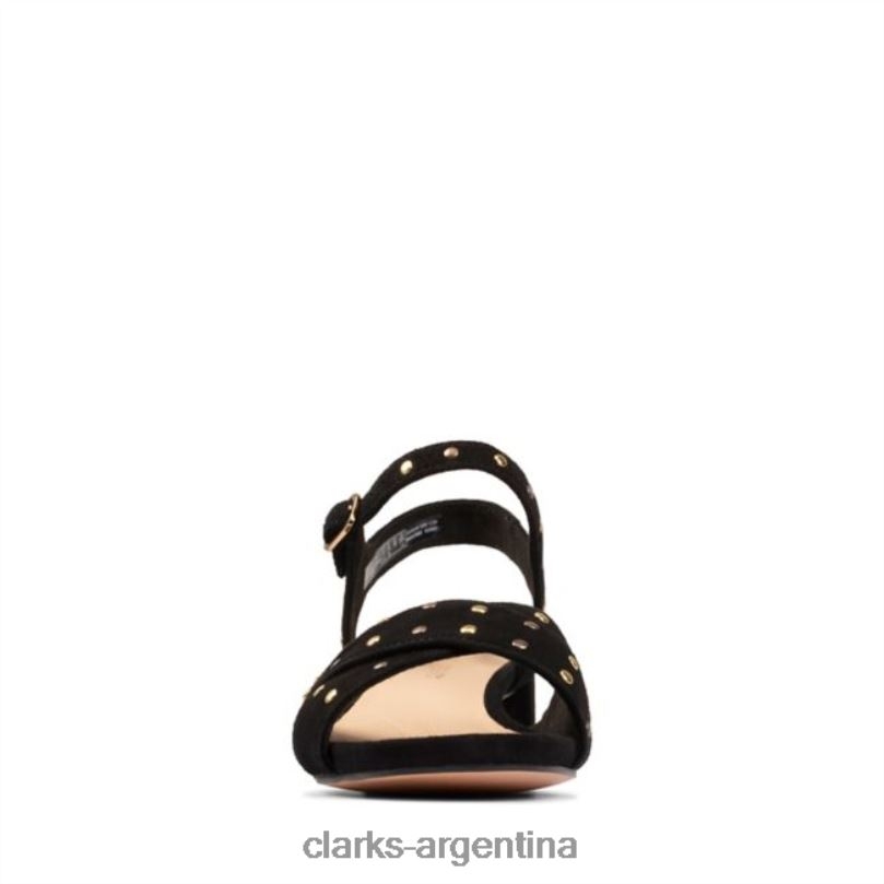 Clarks unisexo 2FZPZ5233 clarks ante negro transparente 35 correa ante negro ante negro