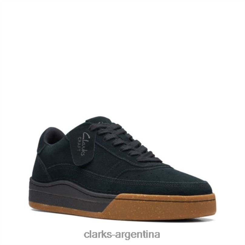 Clarks unisexo 2FZPZ5447 encaje de corte artesanal gamuza negra clarks gamuza negra ante negro