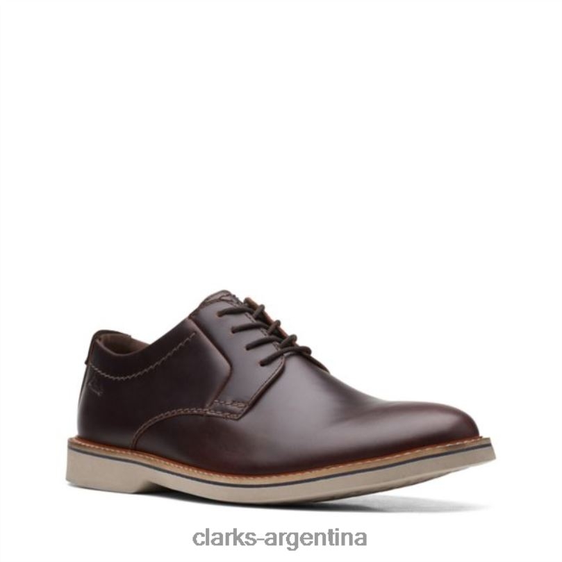 Clarks unisexo 2FZPZ5476 cuero tostado británico atticus lt encaje clarks de cuero tostado británico cuero bronceado británico