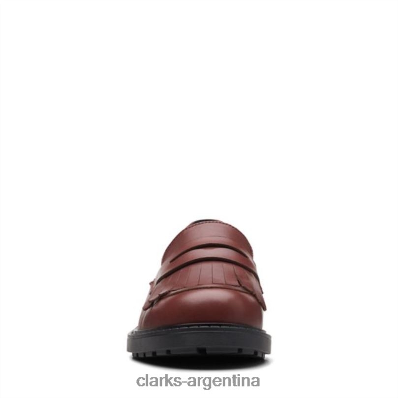 Clarks unisexo 2FZPZ6046 mocasín orinoco 2 piel castaño clarks piel castaño cuero castaño