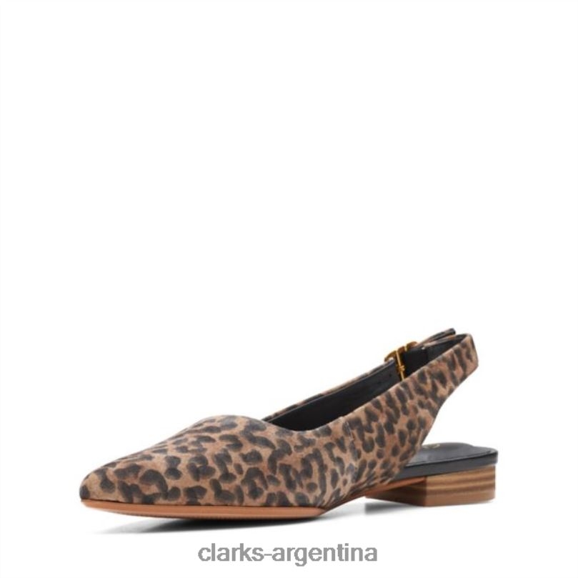 Clarks unisexo 2FZPZ6454 Laina 15 Sling estampado de leopardo clarks con estampado de leopardo estampado de leopardo