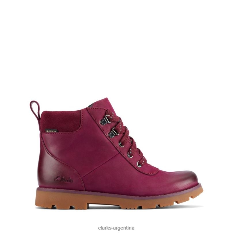 Clarks unisexo 2FZPZ5784 cuero morado clarks heath go gore-tex niño cuero morado cuero morado