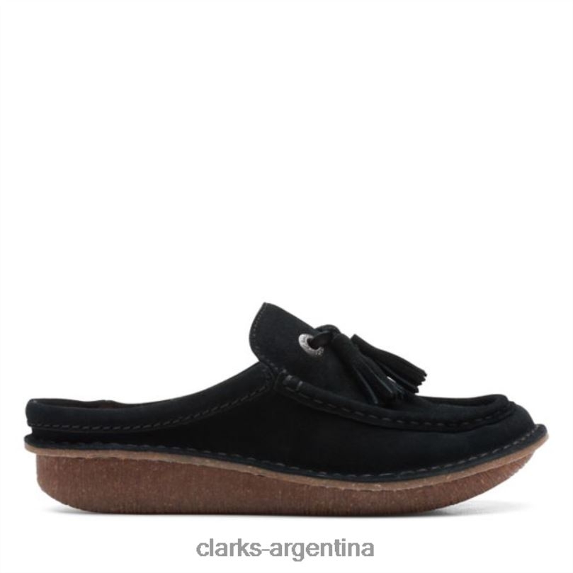 Clarks unisexo 2FZPZ5141 zueco fun ny ante negro clarks ante negro ante negro