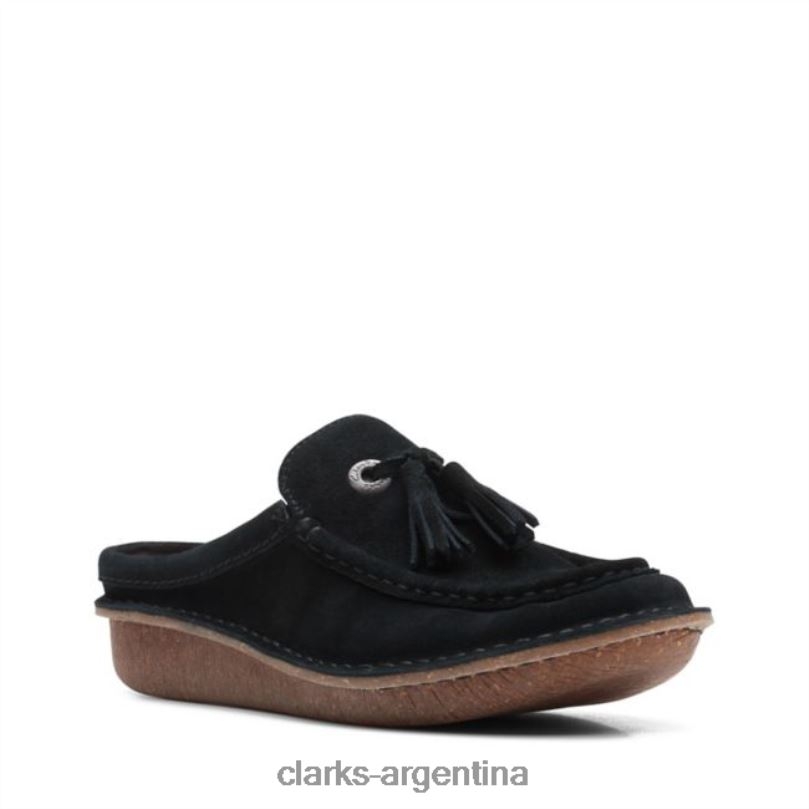 Clarks unisexo 2FZPZ5141 zueco fun ny ante negro clarks ante negro ante negro