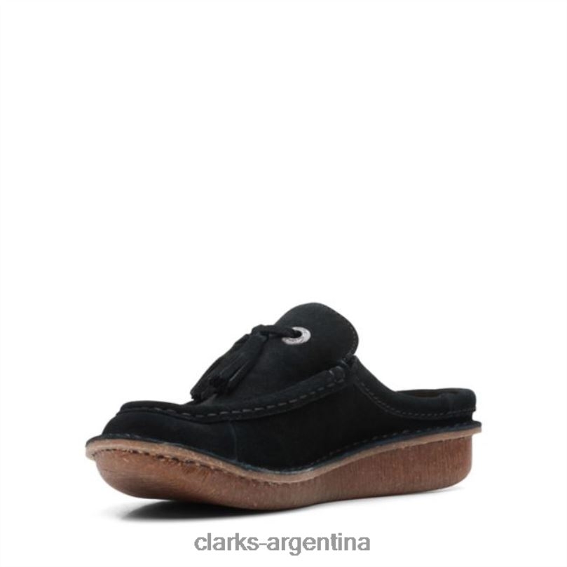 Clarks unisexo 2FZPZ5141 zueco fun ny ante negro clarks ante negro ante negro