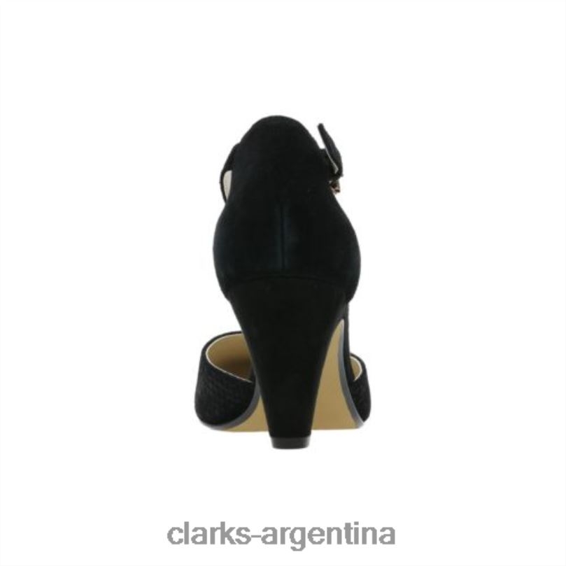 Clarks unisexo 2FZPZ4051 clarks falconet uma ancho negro negro