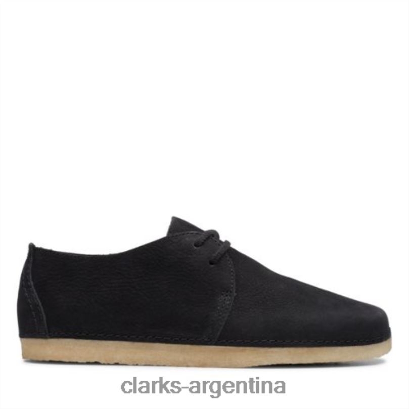 Clarks unisexo 2FZPZ4061 ashton clarks nobuk negro nubuck negro