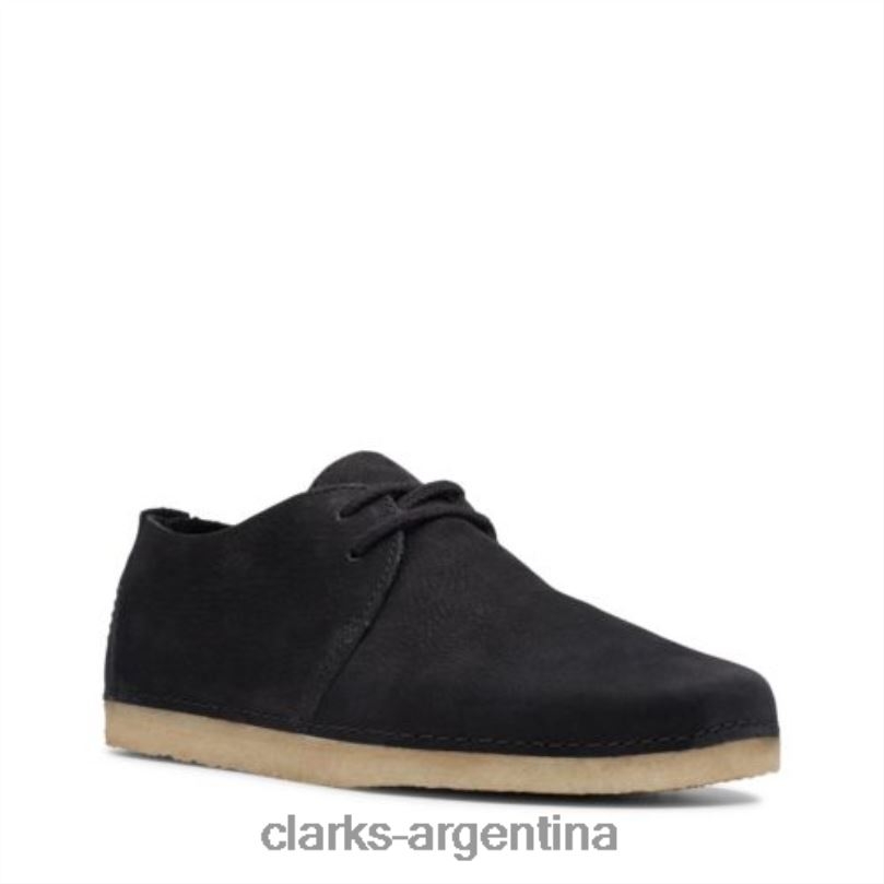 Clarks unisexo 2FZPZ4061 ashton clarks nobuk negro nubuck negro