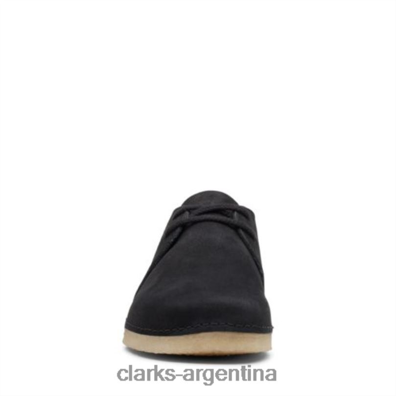 Clarks unisexo 2FZPZ4061 ashton clarks nobuk negro nubuck negro