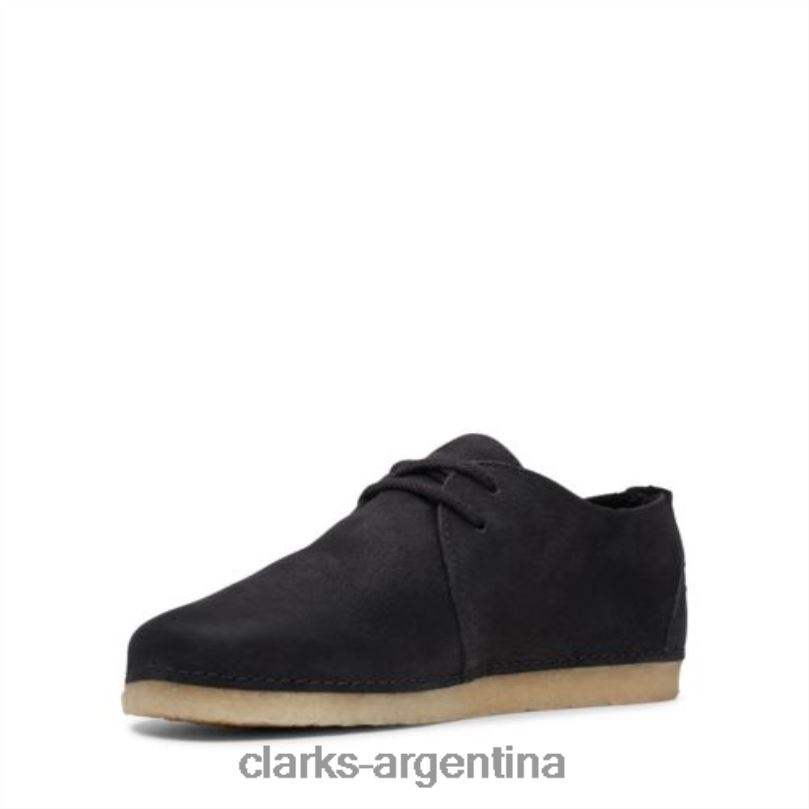 Clarks unisexo 2FZPZ4061 ashton clarks nobuk negro nubuck negro