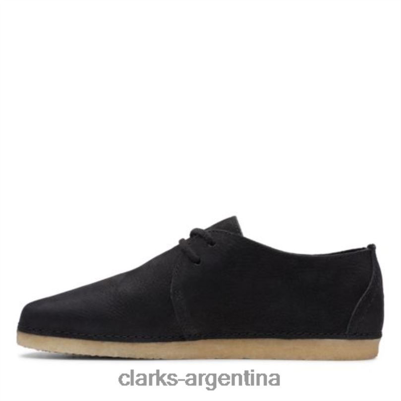 Clarks unisexo 2FZPZ4061 ashton clarks nobuk negro nubuck negro