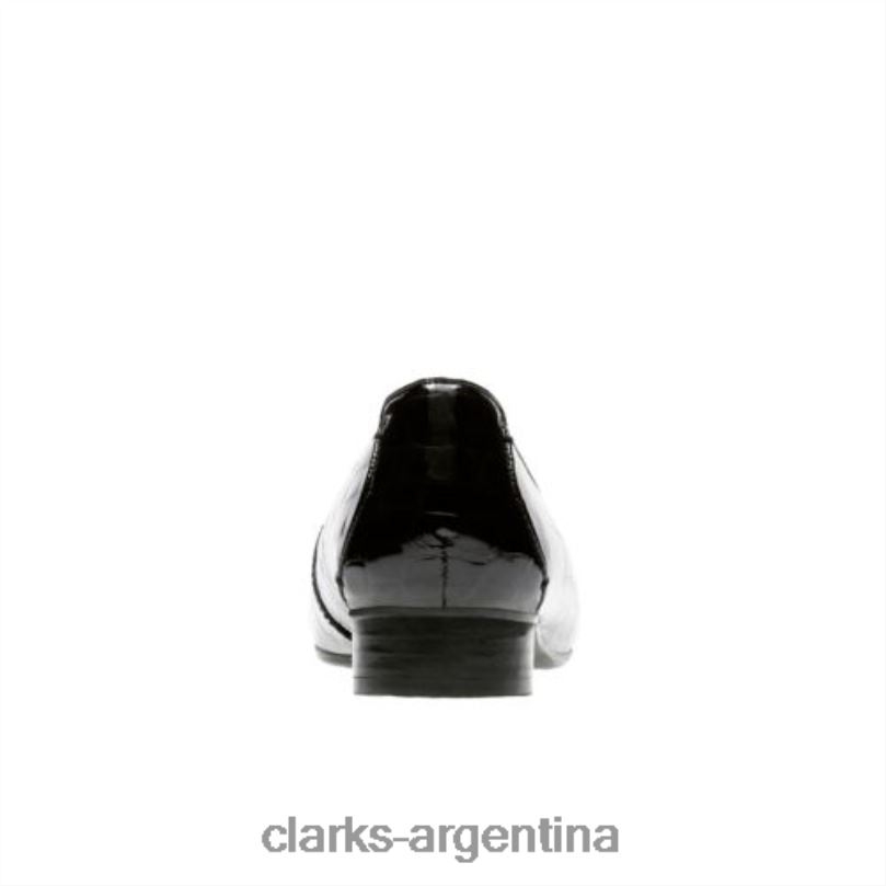 Clarks unisexo 2FZPZ4063 keesha luca clarks charol negro/cocodrilo charol negro/cocodrilo