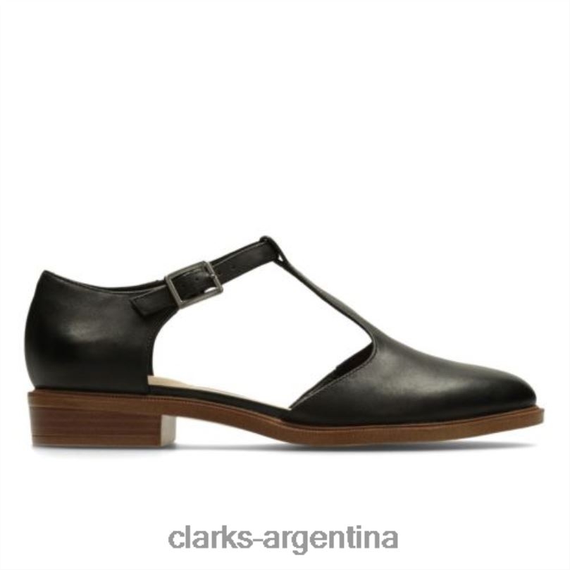 Clarks unisexo 2FZPZ4066 clarks taylor palma cuero negro cuero negro