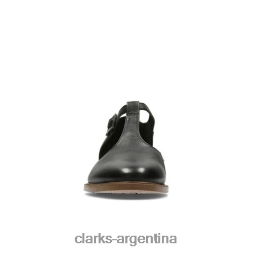 Clarks unisexo 2FZPZ4066 clarks taylor palma cuero negro cuero negro