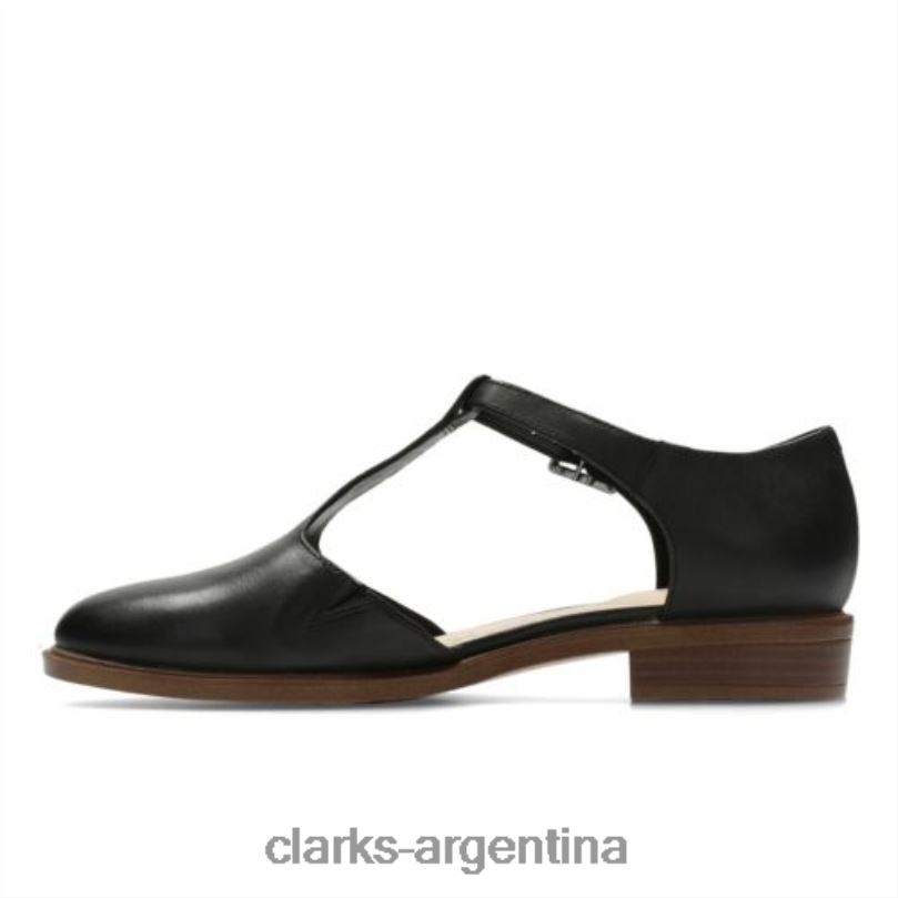 Clarks unisexo 2FZPZ4066 clarks taylor palma cuero negro cuero negro