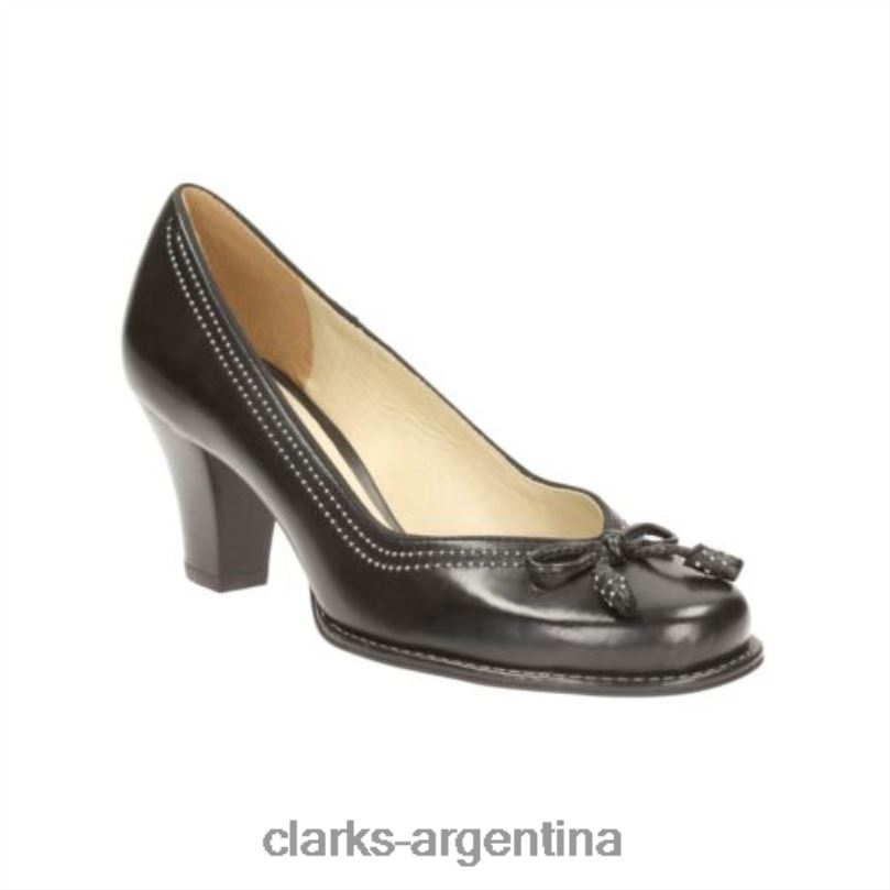 Clarks unisexo 2FZPZ4070 luces bombay clarks de cuero negro cuero negro