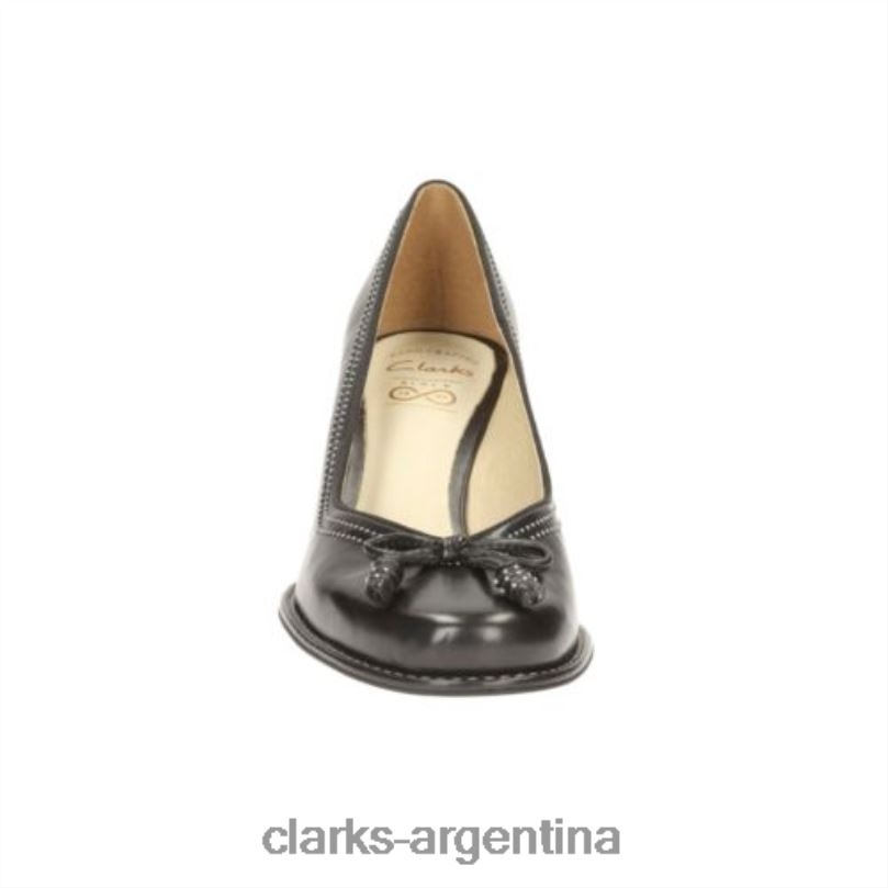 Clarks unisexo 2FZPZ4070 luces bombay clarks de cuero negro cuero negro
