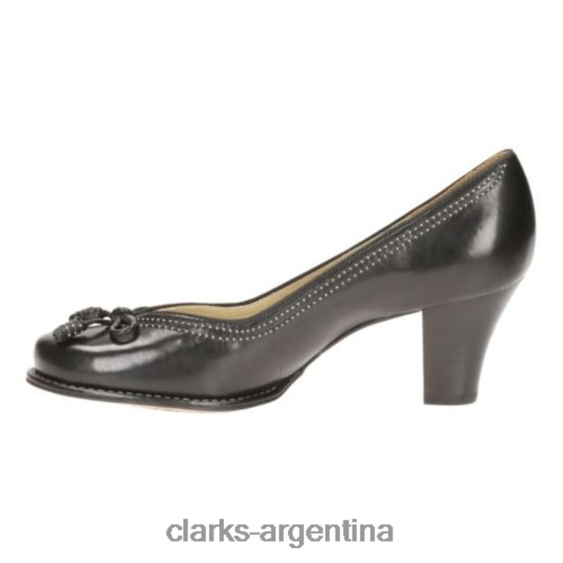 Clarks unisexo 2FZPZ4070 luces bombay clarks de cuero negro cuero negro