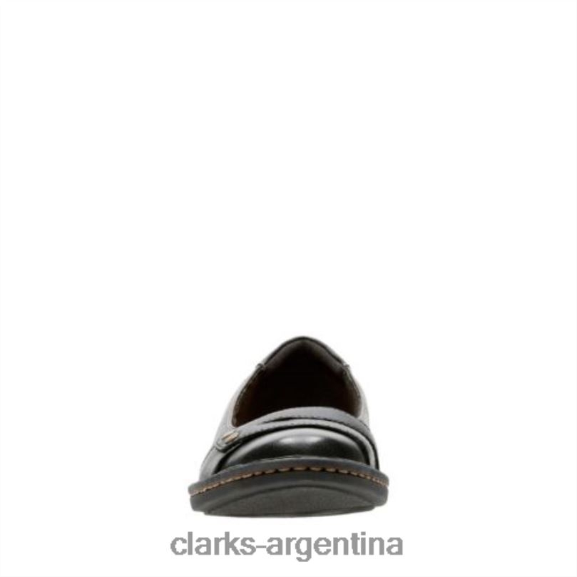 Clarks unisexo 2FZPZ4075 clarks de cuero negro pegg abbie cuero negro