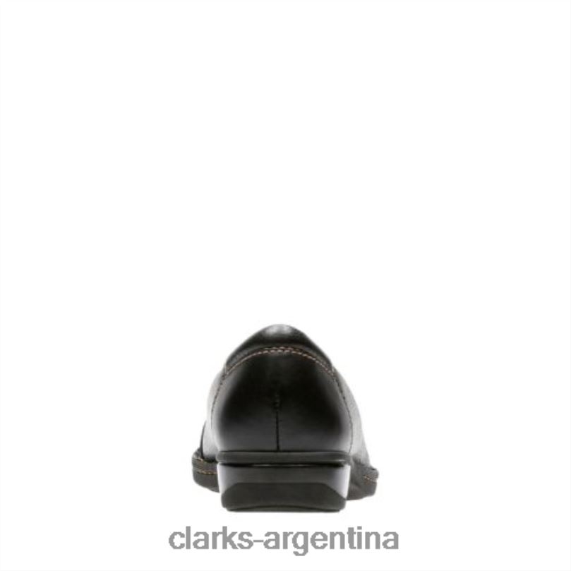 Clarks unisexo 2FZPZ4075 clarks de cuero negro pegg abbie cuero negro