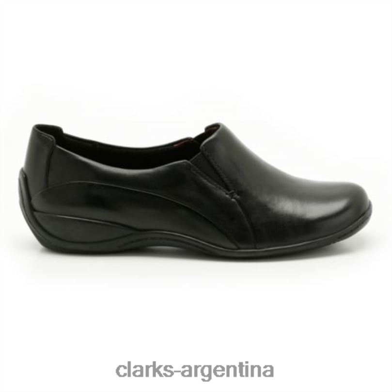 Clarks unisexo 2FZPZ4077 pastel de café clarks cuero negro cuero negro