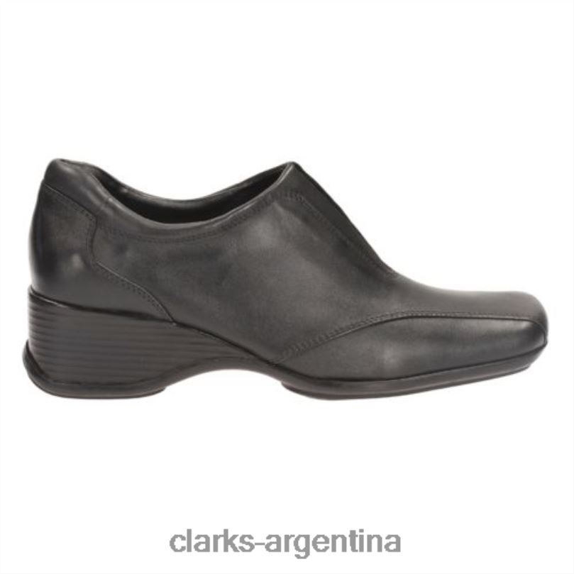 Clarks unisexo 2FZPZ4085 eclipse sol clarks cuero negro cuero negro