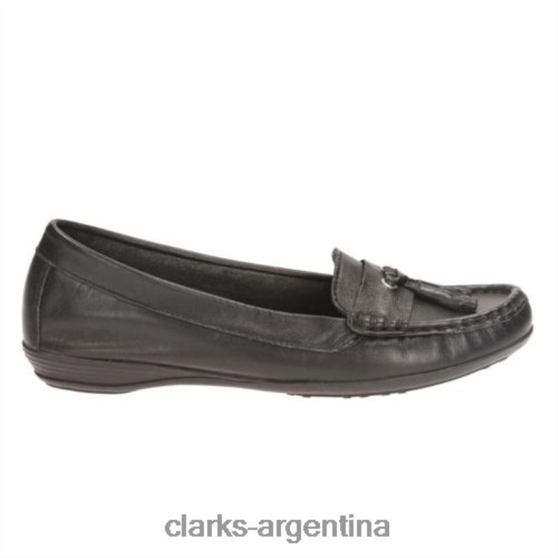 Clarks unisexo 2FZPZ4087 fe clarks cuero negro cuero negro