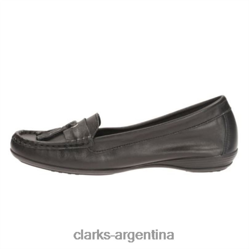 Clarks unisexo 2FZPZ4087 fe clarks cuero negro cuero negro