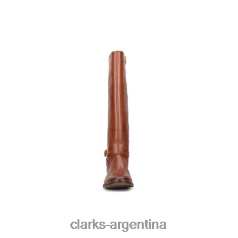 Clarks unisexo 2FZPZ4096 clarks de cuero tostado oscuro hamble high cuero bronceado oscuro