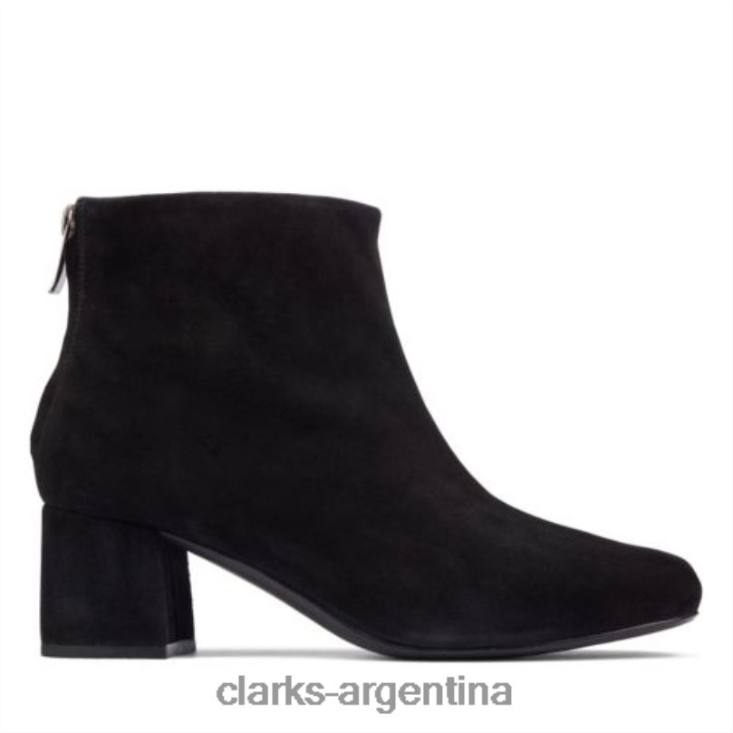 Clarks unisexo 2FZPZ4098 clarks sheer 55 zip ante negro ante negro