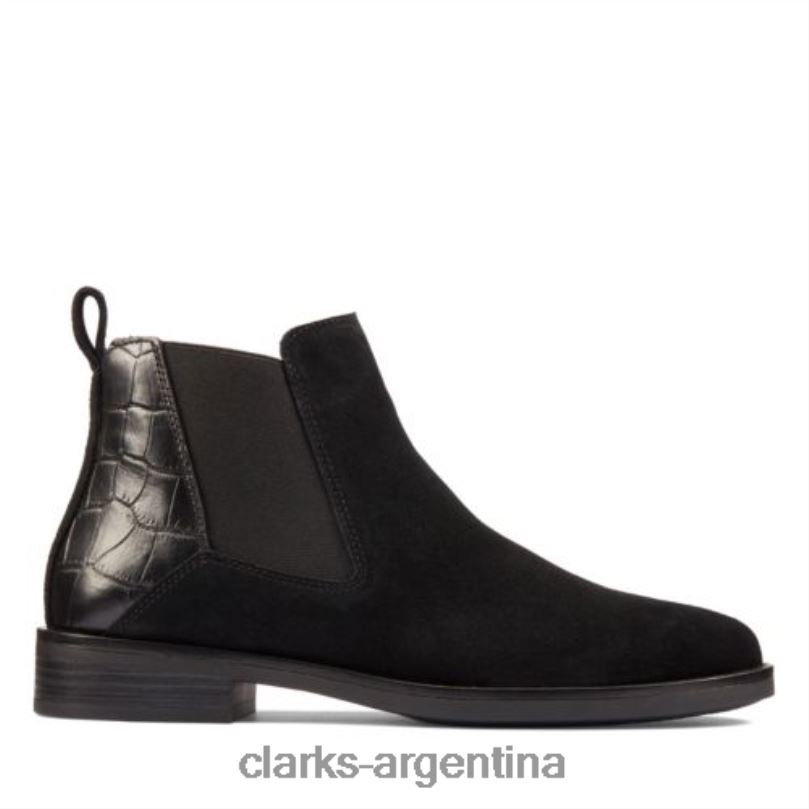 Clarks unisexo 2FZPZ4102 clarks memi top cocodrilo negro cocodrilo negro