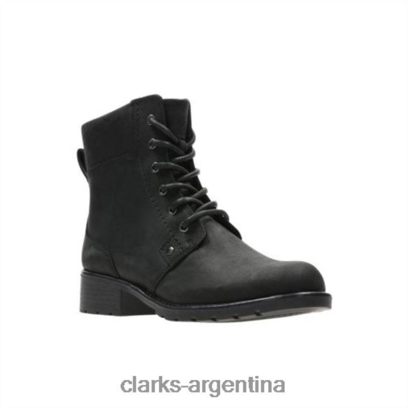 Clarks unisexo 2FZPZ4112 Clarks de cuero negro Orinoco Spice cuero negro