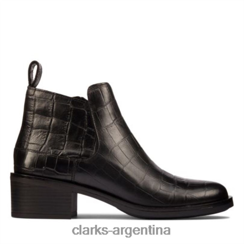 Clarks unisexo 2FZPZ4117 clarks memi zip cocodrilo negro cocodrilo negro