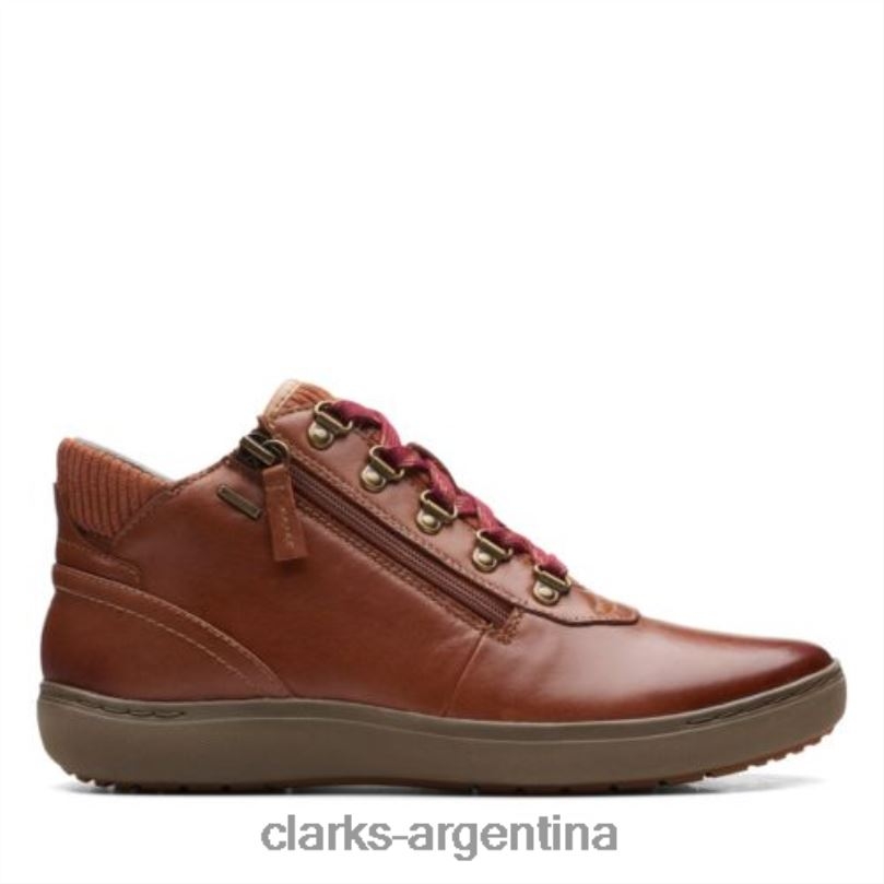 Clarks unisexo 2FZPZ4118 Clarks de cuero nalle mid dark tan cuero bronceado oscuro